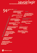 Revue Savoir/Agir n° 54